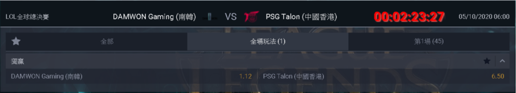  龙魂电竞-英雄联盟S10全球总决赛预测分析 10/05 DWG vs PSG.Talon | 龙魂电竞