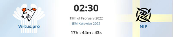  CSGO2022年 线下赛IEM卡托维兹正赛6场赛事看点赛程表一览-第二日